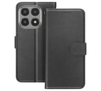 Étui à Clapet pour Xiaomi 15T Effet Cuir avec Porte-cartes et Fonction Stand Noir