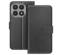 Étui à Clapet pour Xiaomi 15T Effet Cuir avec Porte-cartes et Fonction Stand Noir