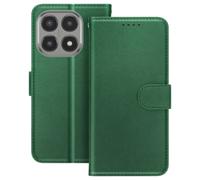 Étui à Clapet pour Xiaomi 15T Effet Cuir avec Porte-cartes et Fonction Stand Vert foncé