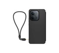 Made For Xiaomi – Étui folio pour Redmi 15C – dragonne amovible – Noir