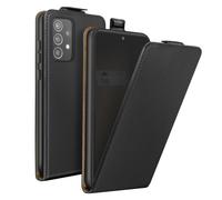 Étui à Clapet Vertical pour Galaxy A52 / A52s avec Porte-carte Intégré Noir