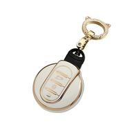 Étui à Clés De Voiture, Asudaro Étui à Clés en TPU avec Porte-clés Strass Protection De Clé à 360 Degrés Compatible avec M*in*i Co*Un*TR*ym*an/co*OP*ER/cl*ub*Man
