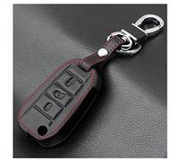 Étui à clés de Voiture en Cuir Housse de Protection à Distance Sac Coque Porte-clés Accessoires pour Peugeot 3008 208 308 508 408 2008