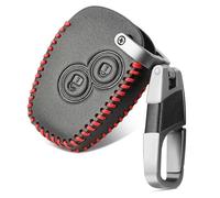 Étui À Clés en Cuir À 2 Boutons pour Nissan pour Terrano 2020 pour Almera G15 2014 2015