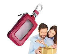 Étui à clés pour - Couverture de clé,- Protection de clés,Étui à clés en cuir, Porte-monnaie dans Porte-clés en Métal Smart et Créatif Extraits Créatifs Pull-out Mignon Voiture Bouton M