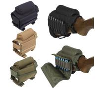 Étui À Coquilles Pour Fusil, Repose-Joue, Cartouches De Munitions, Porte-Munitions De Chasse, En Nylon Réglable, Tactique D'extérieur, Stock De Fesses, Pochette De Repose-Joue Pour Fusil