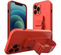 Etui à corde Etui avec lanière pour Xiaomi Pocox3 Nfc Rouge