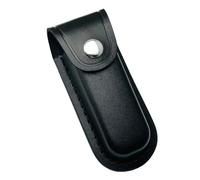Étui À Couteau De Poche Pliable Etui Cuir Pour Lame Pliante Couteau Étui À Couteaux En Cuir Pliant Housse Etui Noir Avec Fermeture À Pression Pour Camping Randonnée En Plein Air(1 Pièces)