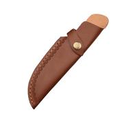 Étui à couteaux en cuir, étui à couteaux pliants, étui multi-outils avec fermeture à pression, étui pour couteaux pliants pour couteaux de poche avec T, marron, Consulte la descripción, Voir