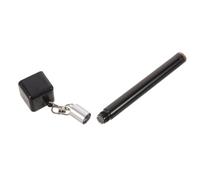 Étui à Craie Portable pour Queue de Billard avec Outil de Pointe | Aluminium et Tpu, Format Compact Noir, pour Embouts et Ferrules, Usage Club et Soirées de Ligue