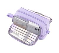 Étui à crayon de grande capacité - Big crayon sachet, étui à stylo à école | Porte-sacs à stylo multi-compartiments avec 4 compartiments, organisateur de fournitures de papeterie pour l'école, bure