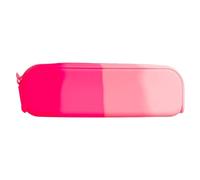 Étui à crayon en silicone - Sac à pinceaux rectangulaire dégradé, étui à crayon de maquillage de maquillage de haute capacité pour garçons pour filles., Gradient Pink, riferimento alla