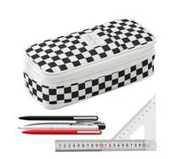 Étui À Crayon Télescopique À Double Fermeture À Glissière, Pochette À Crayon, Boîtier De Rangement À Stylo, Grande Capacité, Organisateur À Double Fermeture À Glissière, Conception Esthétique Et Éléga