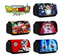 Étui à crayons Dragon Ball Z Goku Vegeta, double compartiment, grande capacité, en nylon, sacs à crayons d'anime, fournitures scolaires pour étudiants, cadeaux 26