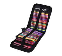 Étui à Crayons, étui à Crayons d'art Toile pour Crayons stylos à Croquis(120 Sacs pliants (Noir))