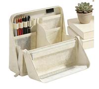 Étui À Crayons - Pochette De Papeterie | Organisateur De Crayons Étanche De Grande Capacité Avec Poignée, Étui De Marqueurs Pour Filles Pour Sacs De Papeterie, Dessin Artistique, Écriture, Journal, Ma