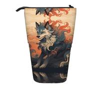 Étui À Crayons Rétractable Tengu Assis Porte-Stylo Télescopique Portable Durable Trousse Retractable Crayon, Pour Femmes, Filles, Garçons