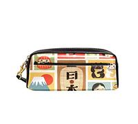 Étui À Crayons Symboles De La Culture Japonaise Trousse De Crayon Durable Trousse Grande Capacité Trousse À Maquillage pour Collège Étudiants Adulte
