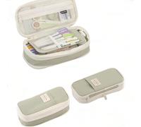 Étui à crayons télescopique créatif, sac de rangement de papeterie pour étudiants, pochette à crayons mignonne de couleur unie, sac de rangement pour crayons, cadeau pour étudiants Taille UniquePolyes