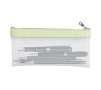 Étui À Crayons Transparent - Sac À Crayons En Plastique Transparent | Sac De Voyage De Maquillage, Transparents GCSE Secondaire Lycée Cas Étudiants Cosmétique Voyage Trousses De Toilette Trousses De