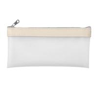 Étui à crayons transparent - Sac d'organisation stationnaire durable, large sac à crayons d'ouverture, 7,28 x 3,94 pouces Organisateur de marqueurs légers | Accessoires d'études d'enseignants, St