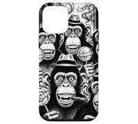 Étui à Croquis Monkey Gangster pour Bande dessinée rétro Coque pour iPhone 12 Mini
