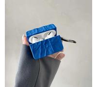 étui à écouteurs Klein bleu à plis froissés pour AirPods Pro 2, 1 et 3 - Accessoires pour écouteurs