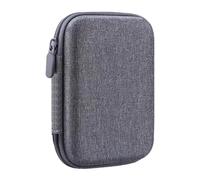 Étui À Écouteurs | Petite Boîte avec Poche Intérieure en Maille | Organisateur pour Câbles et Accessoires Électroniques | pour Téléphones, Cartes Mémoire, Piles, Chargeur, Bureau, Extérieur, Salle de