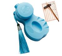 Étui à encre portable : mini pot de calligraphie avec couvercle, plateau étanche pour artistes, écrivains et étudiants | Couvercle à vis pratique léger, durable, rangement de voyage