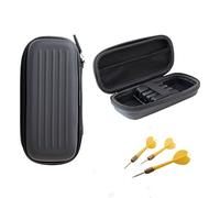 Étui à fléchette, Étui en EVA pour 3 fléchettes en acier, Protection noir