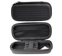 Étui à fléchettes pouvant contenir 3 fléchettes Boîte à fléchettes en EVA avec poche en filet Fermeture à glissière Support de fléchettes pour acier et pointes souples Boîte de rangement de fléchettes