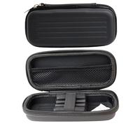 Étui à fléchettes pouvant contenir 3 fléchettes Boîte à fléchettes en EVA avec poche en filet Fermeture à glissière Support de fléchettes pour pointes en acier et souples Boîte de rangement de fléchet