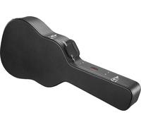 Étui à guitare VEVOR, 110 cm, étui à guitare rigide en forme de citrouille, doublure en PVC, pour guitares acoustiques de 99 à 104 cm, noir