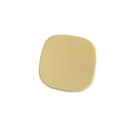 Étui à lentilles de contact, 2 pièces, compagnon Portable carré facile monter soi-même(Yellow)