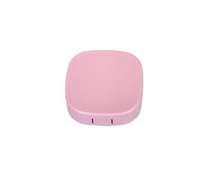 Étui à lentilles de contact portable, petit, haute beauté, avec une boîte partenaire miroir(Pink)