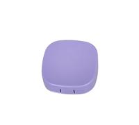 Étui à lentilles de contact portable, petit, haute beauté, avec une boîte partenaire miroir(Purple)