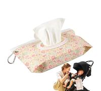 Étui À Lingettes De Voyage - Conteneur De Stockage Hermétique Réutilisable, Portable, Rechargeable | Sac De Lingettes Humides | Pour Garçon Fille Poussette Salle De Bain Voyage Bébé En Déplacement Dis