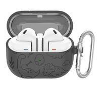 Étui à liquide avec motif dinosaure et pendentif pour écouteurs Bluetooth Samsung Galaxy Buds3 Pro/Buds3