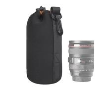 Étui à l'objectif en néoprène - Soupche de l'objectif de la caméra, Sac de stockage téléobjectif | Couvercle de caméra DSLR de protection douce, ajustement sécurisé en néoprène rembourré épais avec ac