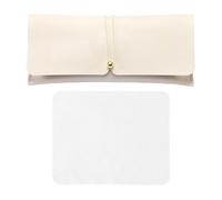 Étui À Lunettes 1 Pièce Et Tissu À Lunettes 1 Pièce, Étui À Lunettes En Cuir Pu, Accessoires De Lunettes, Étui À Lunettes Portable, Étui À Lunettes Pour Femmes