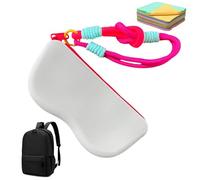Étui À Lunettes Avec Lanière De Poignet,Coques En Silicone Pour Lunettes Femme | Poche Léger Et Élégant Porte-Lunettes Antrayures Pour Voyage Plage Hommes Adolescents Extérieur Courses Voiture