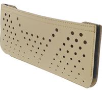 Étui À Lunettes De Soleil Pour Voiture Porte-Lunettes Universel Pour Voiture Cuir Beige 24x10cm