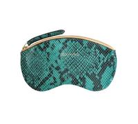 Etui à lunettes en cuir embossé GOLDEN VINTAGE Python vert - OH MY BAG - Etui à lunettes - Adulte - Femme - Vert