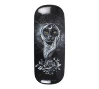 Etui À Lunettes "Grimalkin¿S Glass" Chat Noir Boule De Cristal - Gothique Ésotérique