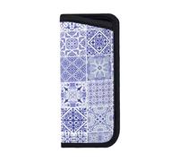 Étui à lunettes, manchon de lunettes anti-rayures, étui à lunettes portable, étui à lunettes de soleil, carreaux décoratifs portugais traditionnels ornés, carreaux Azulejos Vintage