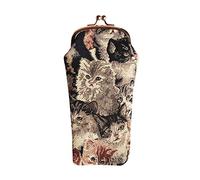 Étui à lunettes pour femme motif tapisserie - - Taille Unique