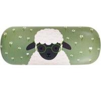 Étui à lunettes Sass & Belle Sheep avec chiffon de nettoyage Mouton Coque dure env. 16x6x3,5 cm