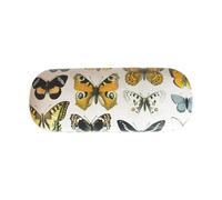 Étui à lunettes Sass & Belle Vintage Butterflies avec chiffon de nettoyage Coque dure env. 16x6x3,5 cm