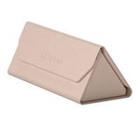 Étui à lunettes Satechi Connecté Find My Charge Sans Fil Cuir Rose Rose