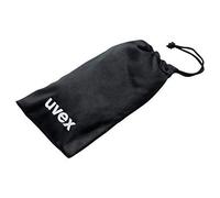 Étui à lunettes - UVEX - Sac en microfibre - Protection - Noir - Fermeture à cordon
